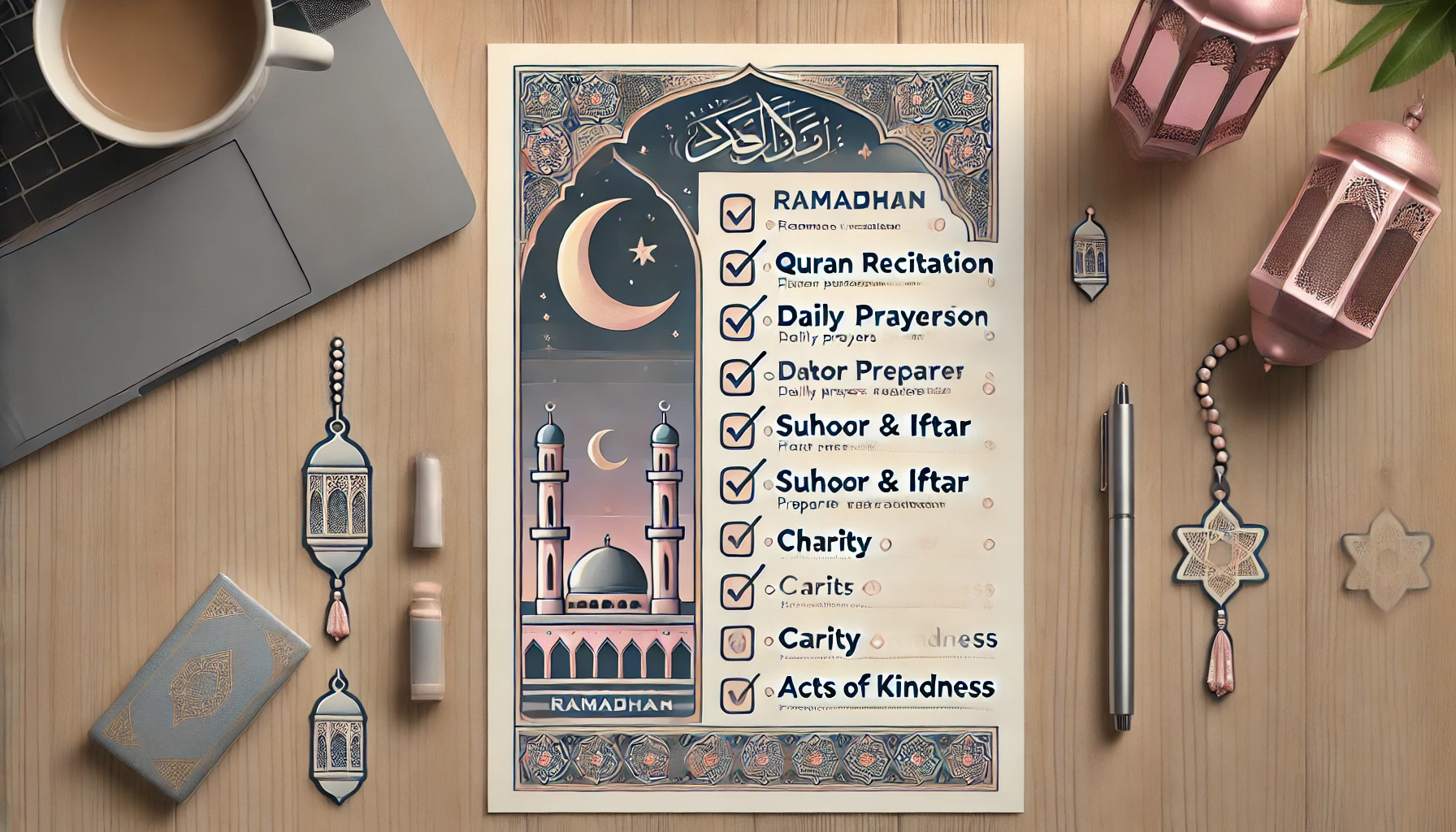 The Ramadhan checklist